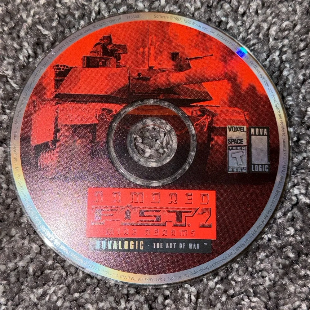Armored Fist 2 M1A2 Abrams Novalogic The Art Of War PC Video Game Rated T For TN